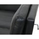 Poul Kjærholm PK31 2.personers sofa i sort Aura læder 1985