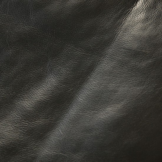 Poul Kjærholm PK31 2.personers sofa i sort Aura læder 1985