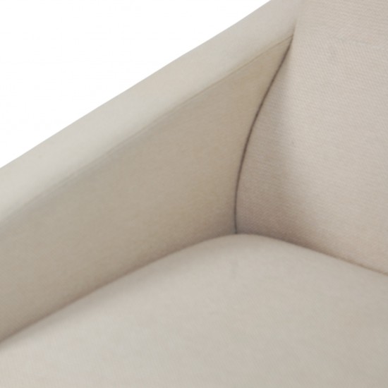 Arne Jacobsen 3301 lufthavnsstol i lyst stof