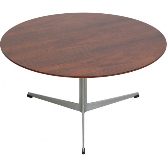 Arne Jacobsen rundt sofabord af palisander Ø: 90 Cm