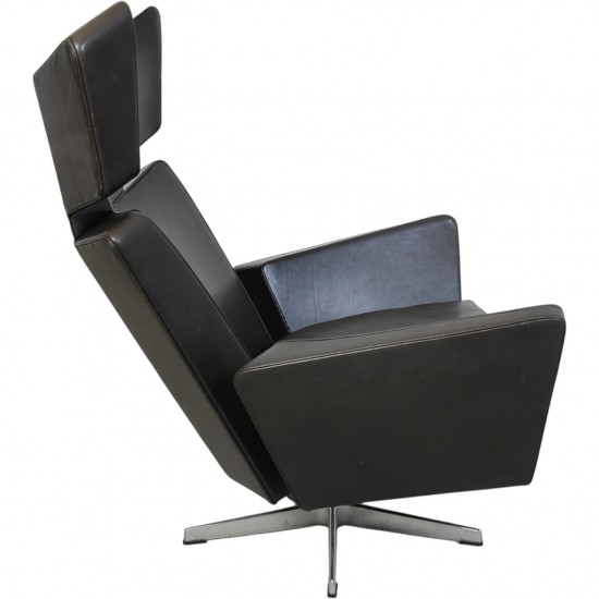 Arne Jacobsen Oksen med skammel i sort grace læder