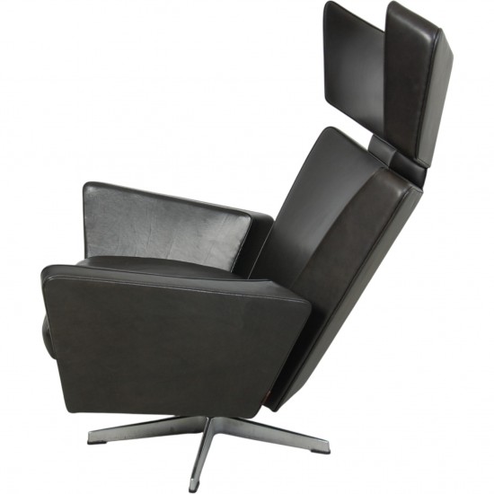 Arne Jacobsen Oksen med skammel i sort grace læder