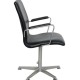 Arne Jacobsen Oxford stol i sort Aura læder 1999