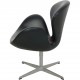 Arne Jacobsen Høj Svane stol i sort Essential læder