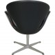 Arne Jacobsen Høj Svane stol i sort Essential læder