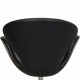 Arne Jacobsen Høj Svane stol i sort Essential læder