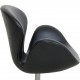 Arne Jacobsen Høj Svane stol i sort Essential læder