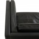 Børge Mogensen 2333 3-personers sofa i sort læder