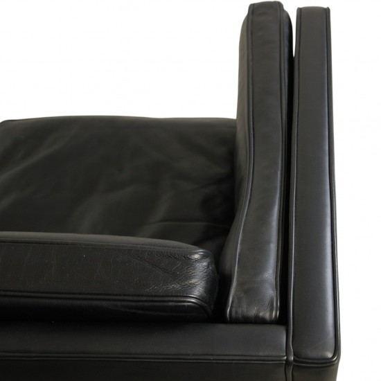 Børge Mogensen 2333 3-personers sofa i sort læder