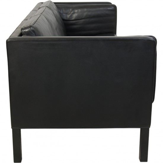 Børge Mogensen 2333 3-personers sofa i sort læder