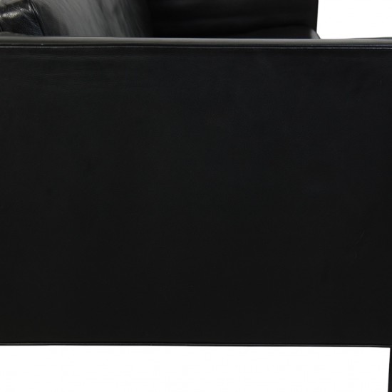 Børge Mogensen 2333 3-personers sofa i sort læder