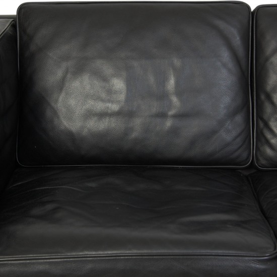 Børge Mogensen 2333 3-personers sofa i sort læder