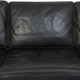 Børge Mogensen 2333 3-personers sofa i sort læder