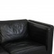 Børge Mogensen 2333 3-personers sofa i sort læder