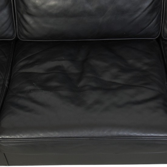Børge Mogensen 2333 3-personers sofa i sort læder
