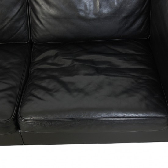 Børge Mogensen 2333 3-personers sofa i sort læder