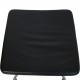 Charles Eames EA223 skammel i sort læder