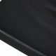 Charles Eames EA223 skammel i sort læder