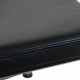Charles Eames EA223 skammel i sort læder