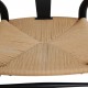Sæt af 8 sorte Hans Wegner Y-stole CH24