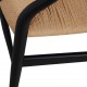 Sæt af 8 sorte Hans Wegner Y-stole CH24