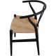 Sæt af 8 sorte Hans Wegner Y-stole CH24