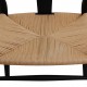 Sæt af 8 sorte Hans Wegner Y-stole CH24