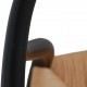 Sæt af 8 sorte Hans Wegner Y-stole CH24