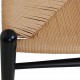 Sæt af 8 sorte Hans Wegner Y-stole CH24