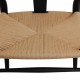 Sæt af 8 sorte Hans Wegner Y-stole CH24