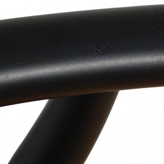 Sæt af 8 sorte Hans Wegner Y-stole CH24