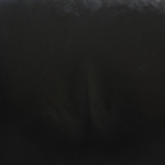 Hans Wegner CH28 Savbukkestol i eg og sort læder