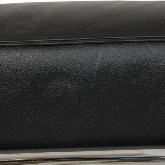 Le Corbusier LC3 2.personers sofa i sort læder