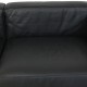 Le Corbusier LC3 2.personers sofa i sort læder