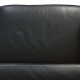 Le Corbusier LC3 2.personers sofa i sort læder