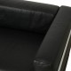 Le Corbusier LC3 2.personers sofa i sort læder