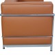 Le Corbusier LC2 2.personers sofa i cognac læder