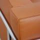 Le Corbusier LC2 2.personers sofa i cognac læder