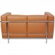 Le Corbusier LC2 2.personers sofa i cognac læder