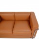Le Corbusier LC2 2.personers sofa i cognac læder
