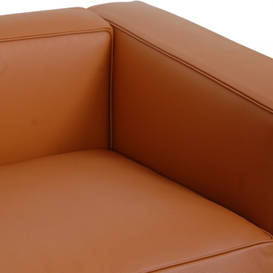 Le Corbusier LC2 2.personers sofa i cognac læder