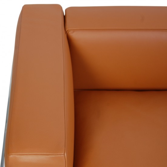 Le Corbusier LC2 2.personers sofa i cognac læder