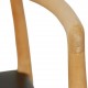 NO Møller NO62 armchair in beech and black leather