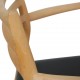 NO Møller NO62 armchair in beech and black leather