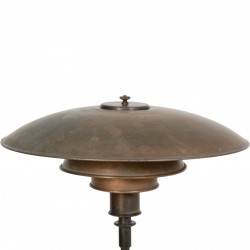Poul Henningsen PH4/3 table lamp of copper 1920s
