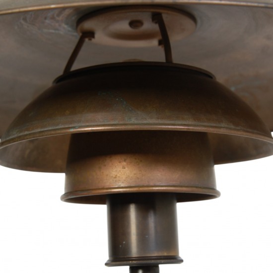 Poul Henningsen PH4/3 bordlampe af kobber 1920'erne