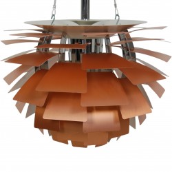Poul Henningsen kobber Kogle lampe 48 Cm
