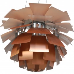 Poul Henningsen kobber Kogle lampe 48 Cm