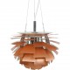 Poul Henningsen kobber Kogle lampe 48 Cm