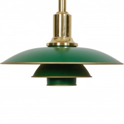 Poul Henningsen PH 3/2 pendel med grønne skærme